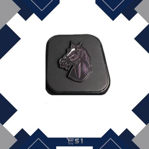 ملصق معدني | Black horse