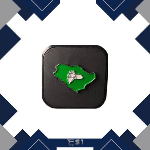 ملصق معدني | خريطة السعودية