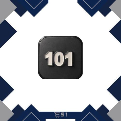 ملصق معدني | 101