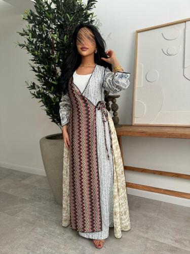 Mid-length embroidered dress