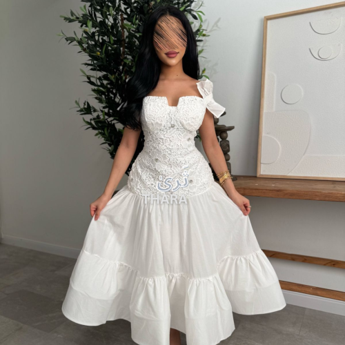 Eid morning dress with a design full of femininity
