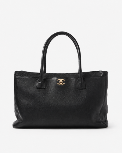 حقيبة شانيل Executive Cerf Tote | أسود