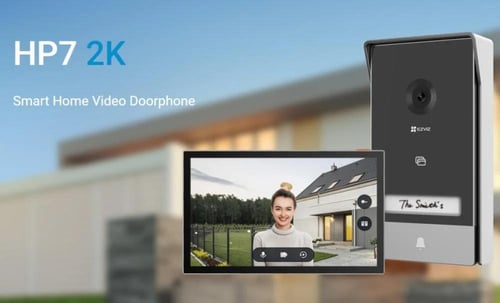 جرس ذكي مرئي فيديو انتركم ايزفيز CS-HP7 (3MP) شامل...