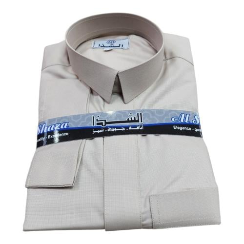 ثوب الشذا سحاب شبابي (بيج)