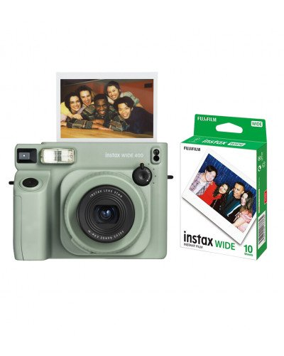 FUJIFILM INSTAX WIDE 400 Instant Film Camera with...