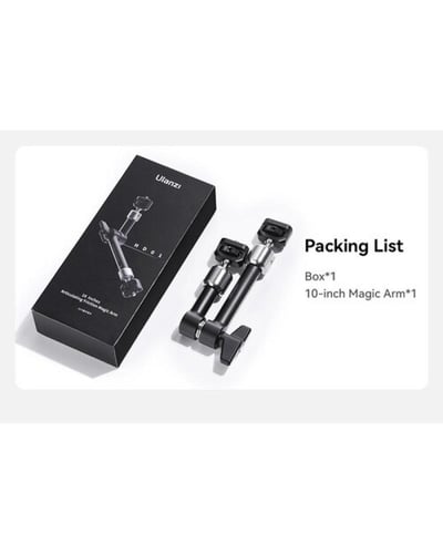 ذراع سحرية مفصلية بالاحتكاك Ulanzi HD01 بطول 10 إن...
