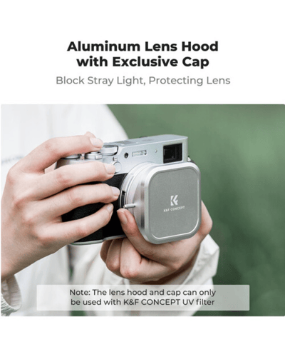 طقم فلتر MCUV مع واقي عدسة وغطاء من K&F Concept Na...
