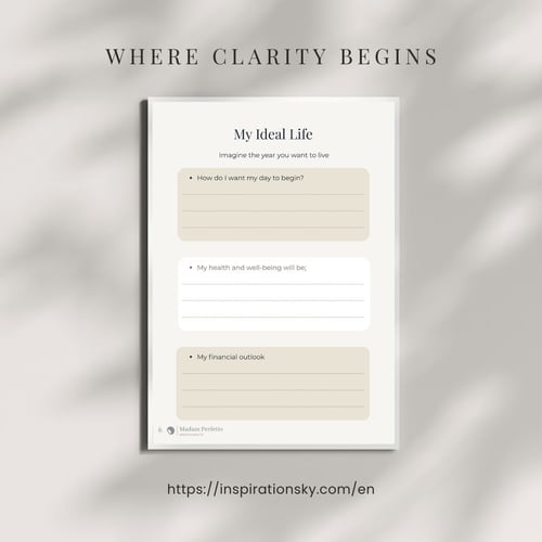 The White Book | Annual Digital Planner for Print...