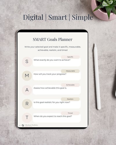 The White Book | Annual Digital Planner for Print...