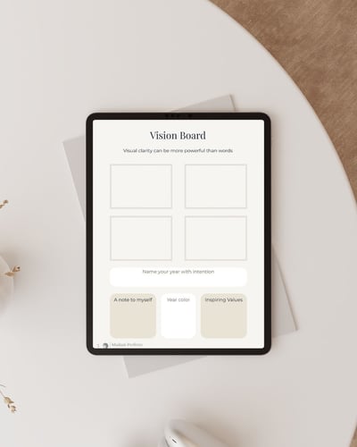 The White Book | Annual Digital Planner for Print...
