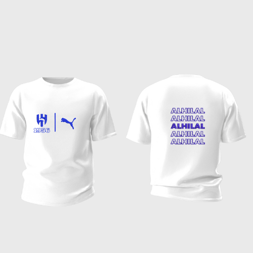 Al Hilal T-shirt embroidery