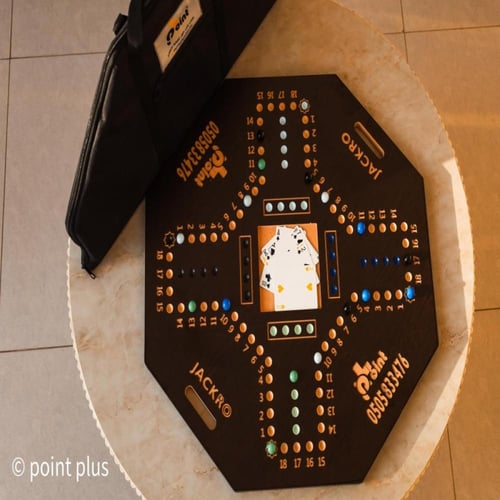 لعبة جاكارو 4 لاعبين الأصلية لون بني