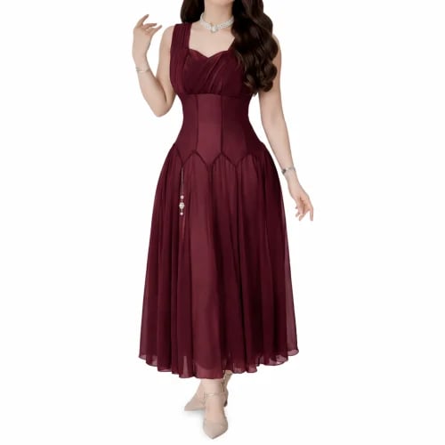 Women's evening dress with an elegant design