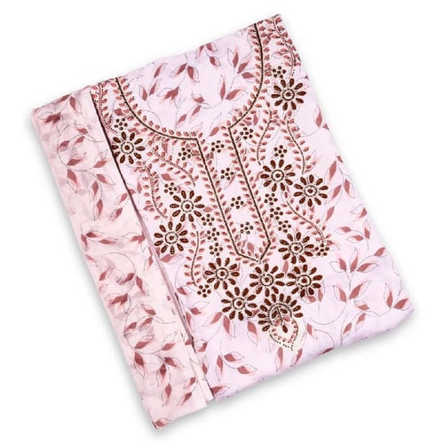 Cotton satin headband decorated with front embroidery with the hijab