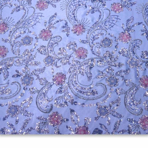 Luxurious embroidery with beads and sequins Drawing8
