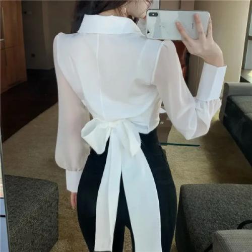قطع علوية نسائية قصيرة 2025 Blusas Mujer De Moda ب...