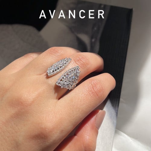 خاتم فضي زركون