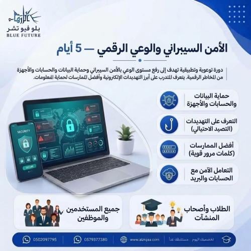 دورة الأمن السيبراني والوعي الرقمي