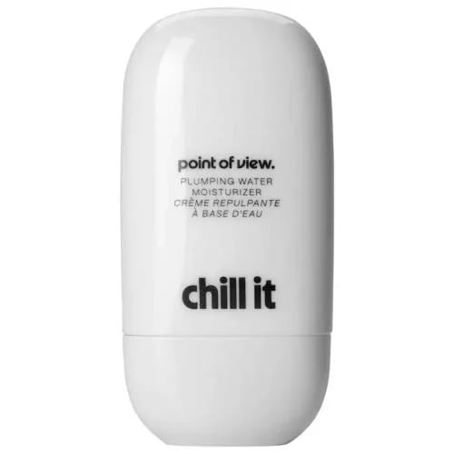 point of view. chill it plumping water moisturizer