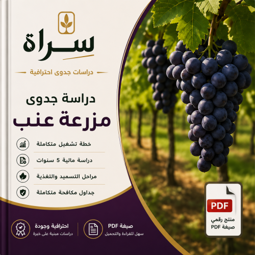 دراسة جدوى مزرعة عنب