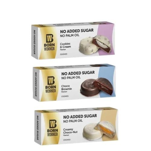 بورن وينر كوكيز بدون سكر مضاف 100 جم - Born Winner...