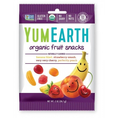 حلوى جلي عضوية نكهة الفواكة - YUM EARTH ORGANIC FR...