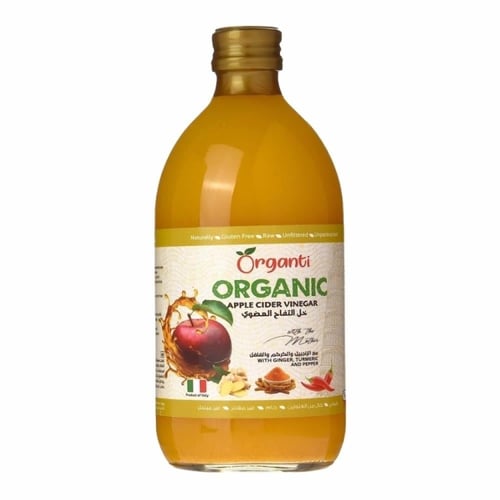 خل التفاح العضوي أورجانتي 500جم - ORGANTI APPLE CI...