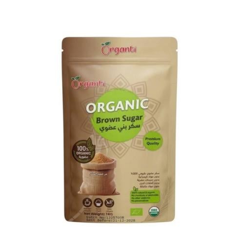 سكر بني عضوي أورجانتي 1 كجم - ORGANTI ORGANIC BROW...