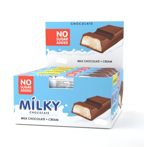 سناك فابريك بار شوكولاتة بالحليب 34 جم - SNAQ FABR...