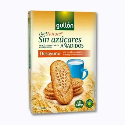 بسكويت حبوب كامله محلى بدون سكر - GULLON ZERO