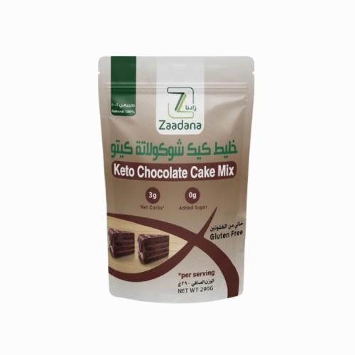 خليط كيك شوكولاتة كيتو 290 جم - ZAADANA KETO CHOCO...