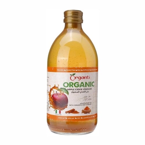 خل التفاح العضوي أورجانتي 500جم - ORGANTI APPLE CI...