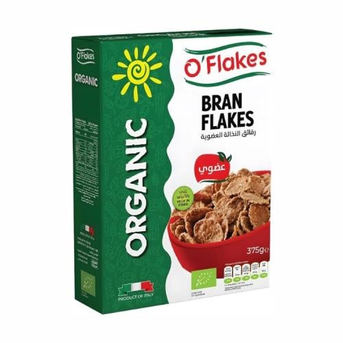 رقائق النخالة العضوية أوفلاكس 375 جم - OFLAKES ORG...