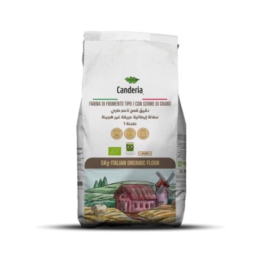 دقيق قمح ناعم طري عضوي طحنة 1 كاندريا 5 كجم - CAND...