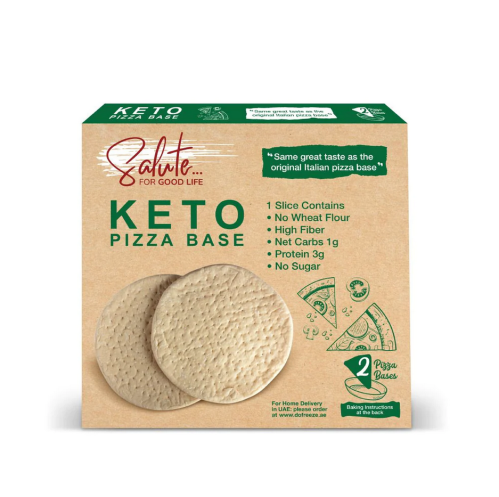 سالوت قواعد بيتزا كيتو - SALUTE KETO PIZZA BASE