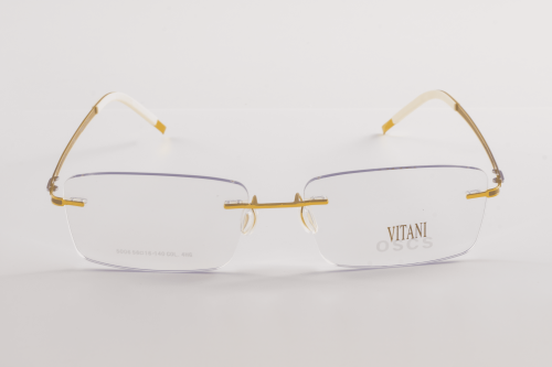 نظارة طبية بدون إطار من فيتاني - ذهبي