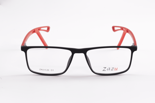 نظارة طبية بإطار مربع من زازو للأطفال - أحمر