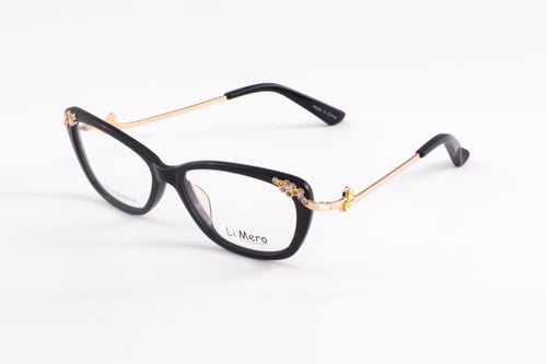 نظارة طبية نسائية من لي ميرو - اسود