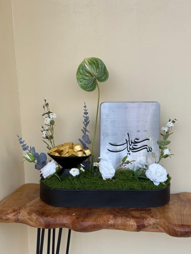 Eid stand with a shape