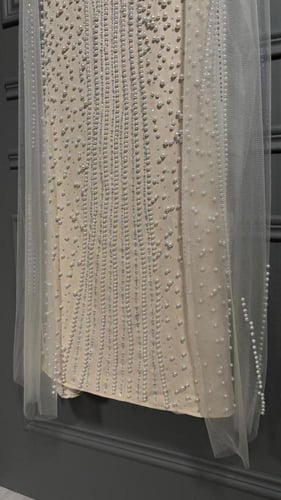 فستان سهره سكري فخم