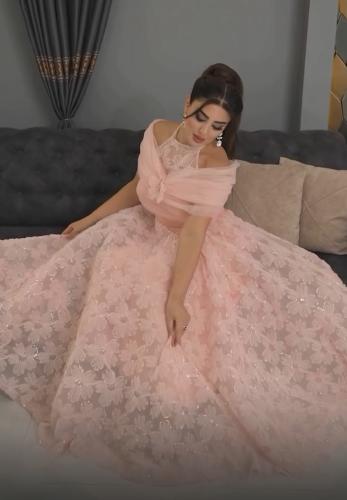 فستان سهره وردي