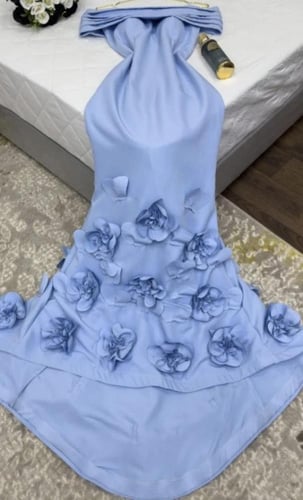 فستان ملكه سماوي راقي