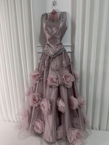 فستان سهره فخم موف