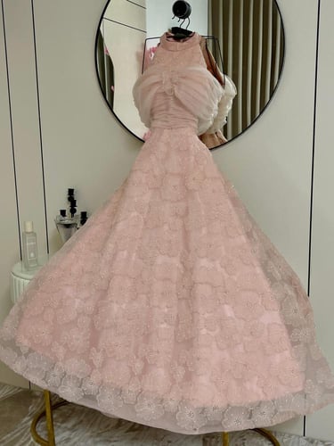 فستان سهره وردي