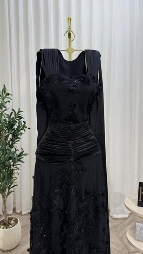 فستان سهره اسود فخم