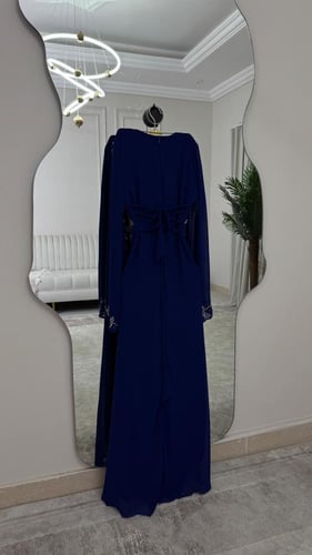 فستان سهره راقي ازرق