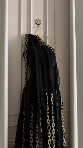 فستان سهره فخم اسود