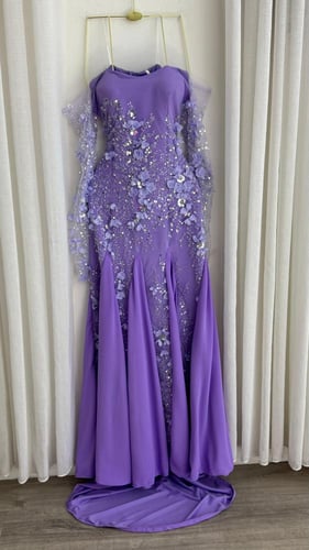 فستان سهره موف فخم