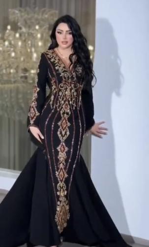 فستان سهره اسود فخم