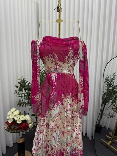 فستان سهره فخم مموه